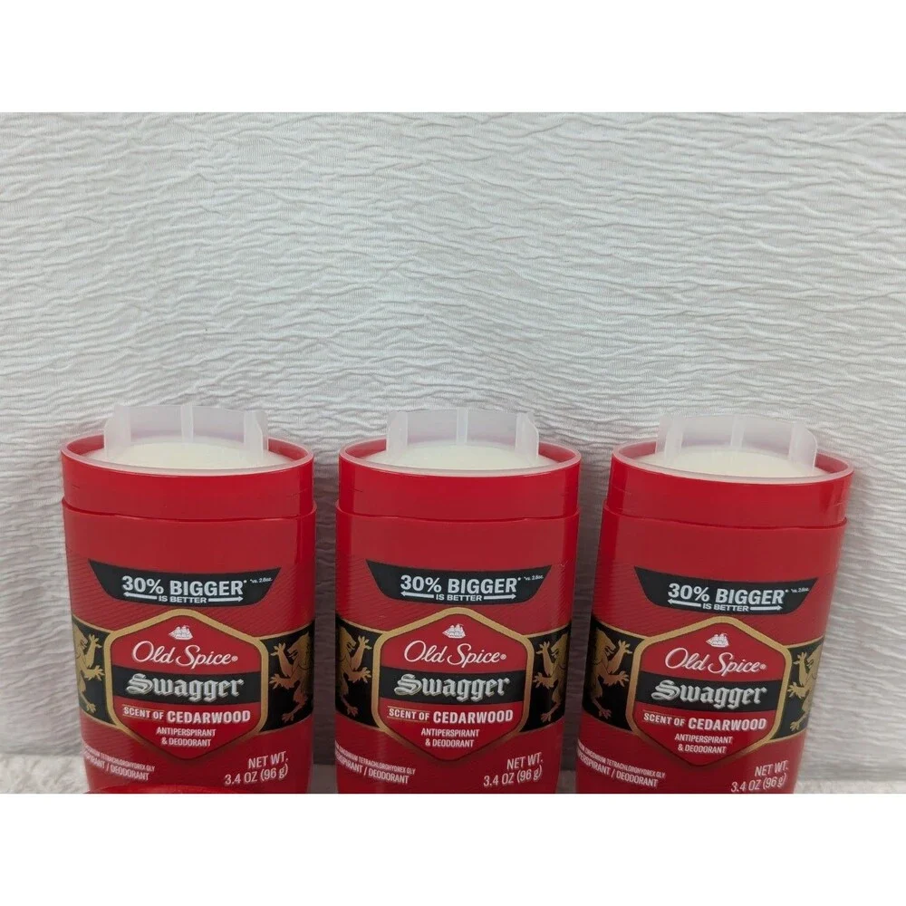 Old Spice - Swagger - Scent of Cedarwood - Deodorant - - 3.4 oz - 3 Pack